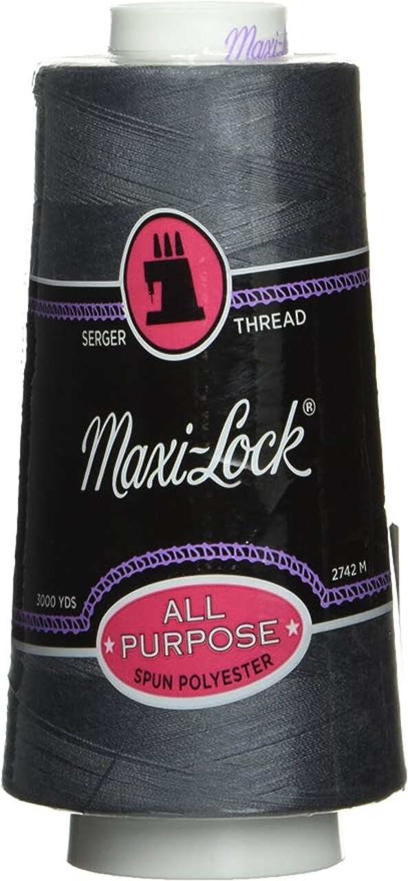 American & Efird axi-Lock Cone 3,000yd Dark Gray Thread Spool